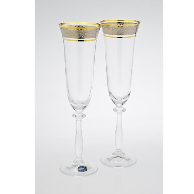 Набор бокалов для шампанского Bohemia Angela 40600/43249/190 190 мл 2 шт.