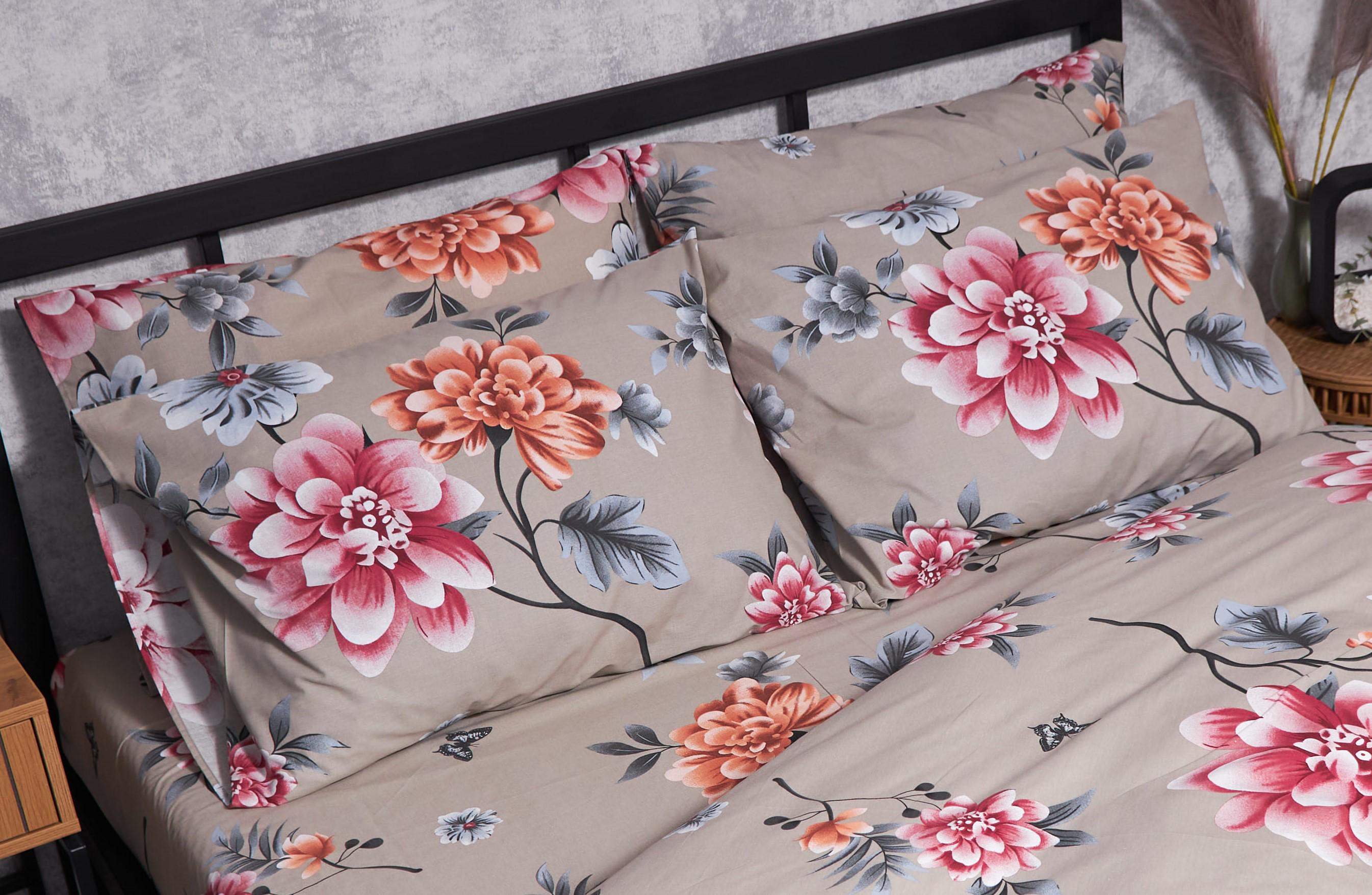Набор наволочек Moon&Star Gold Люкс Peony Brown бязь 40х40 см 2 шт. (MS-840000324)