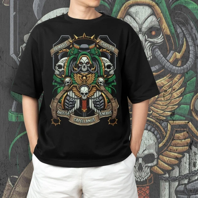 Футболка мужская с принтом WarHammer 40K Capellanus р. 48 (2896479280)