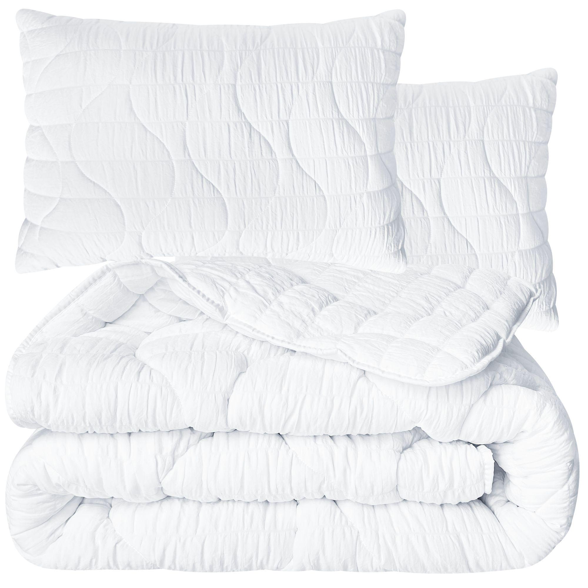 Набор постельного евро IDEIA CloudDream одеяло 200х220 см/2 шт. подушки 50х70 см Белый (26354) - фото 1