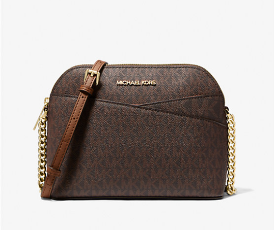 Жіноча сумка Michael Kors Jet Set Travel Medium Logo Dome Коричневий (35F1GTVC6B) - фото 2