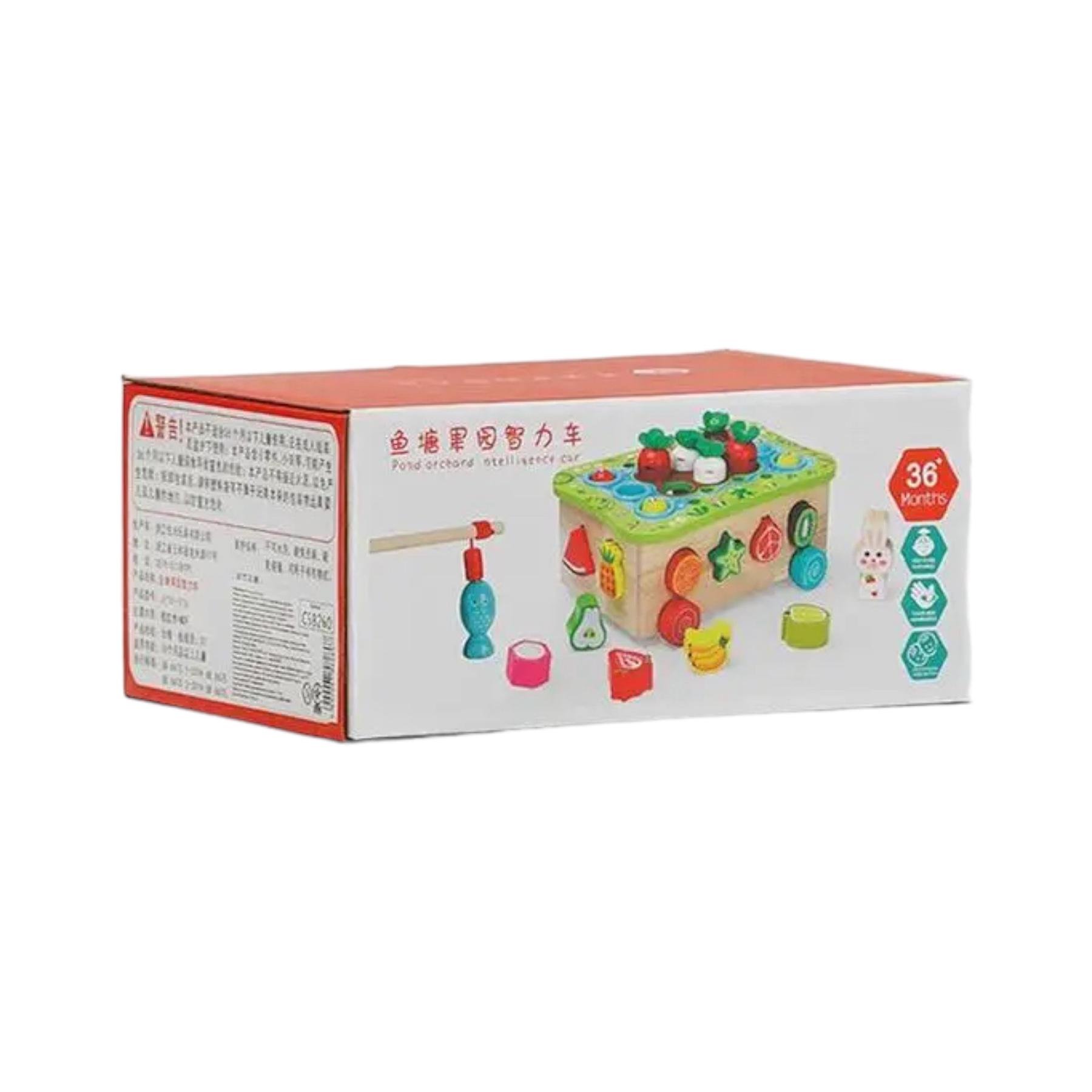 Деревянная каталка логическая 3в1 (111316) - фото 3