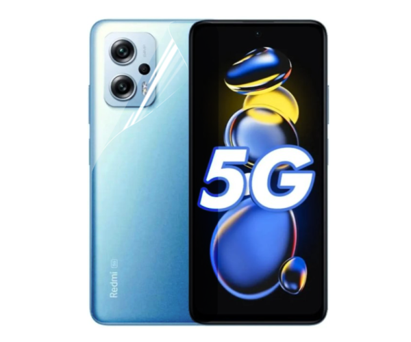 Противоударная гидрогелевая пленка Hydrogel Film для Xiaomi Redmi Note 11T Pro Plus на заднюю панель Transparent