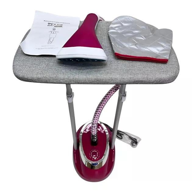 Відпарювач вертикальний для одягу зі стійкою Zepline ZP-129 3000W Рожевий (ZP-129/1) - фото 3