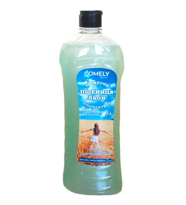 Шампунь-ополаскиватель для волос Comely Пшеница/Лён 1 л (13675)
