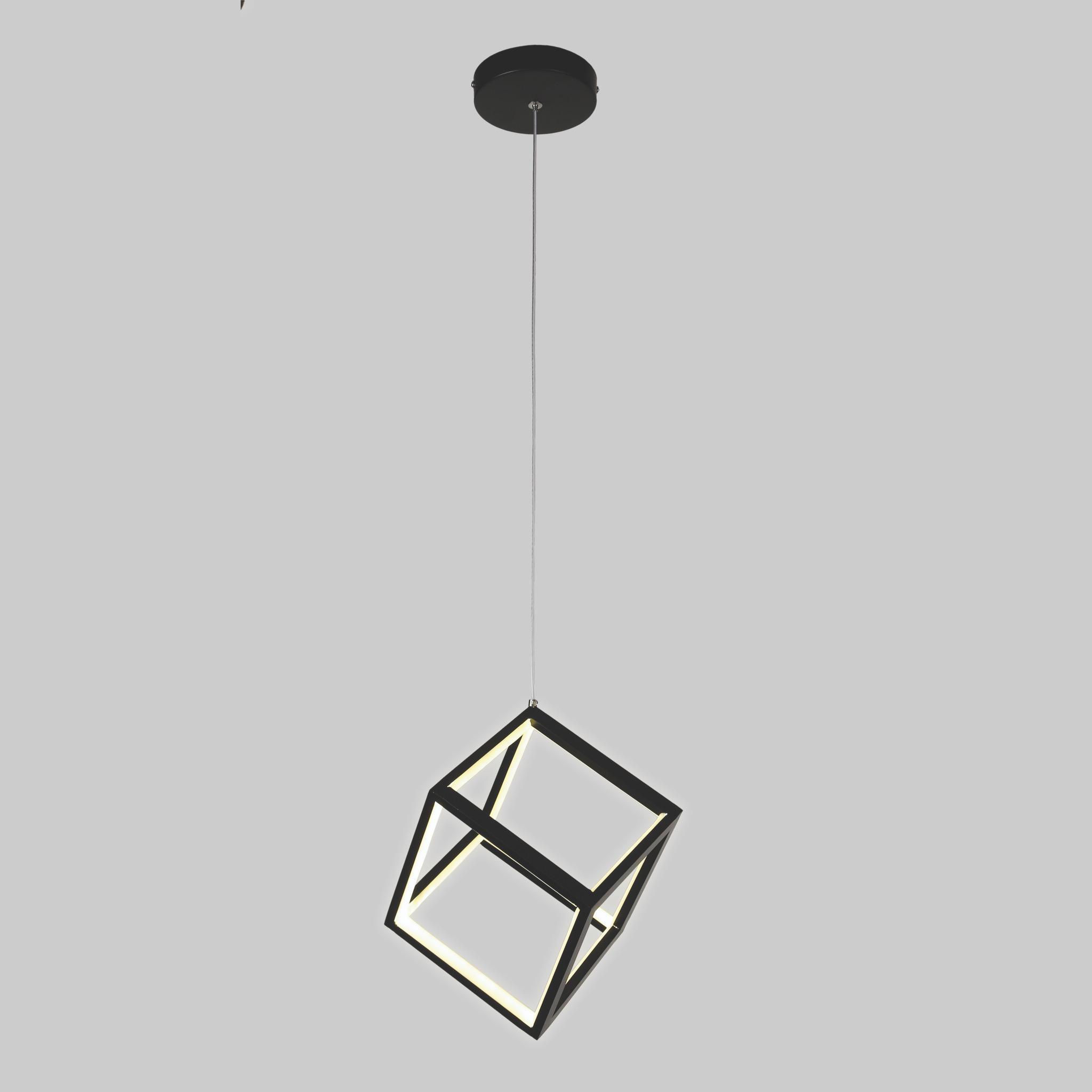 Люстра Cube 16 см Черный