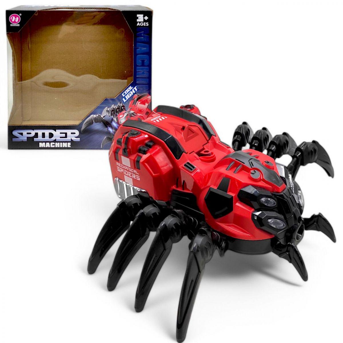 Интерактивный Паук музыкальный Spider Machine Красный (258401)