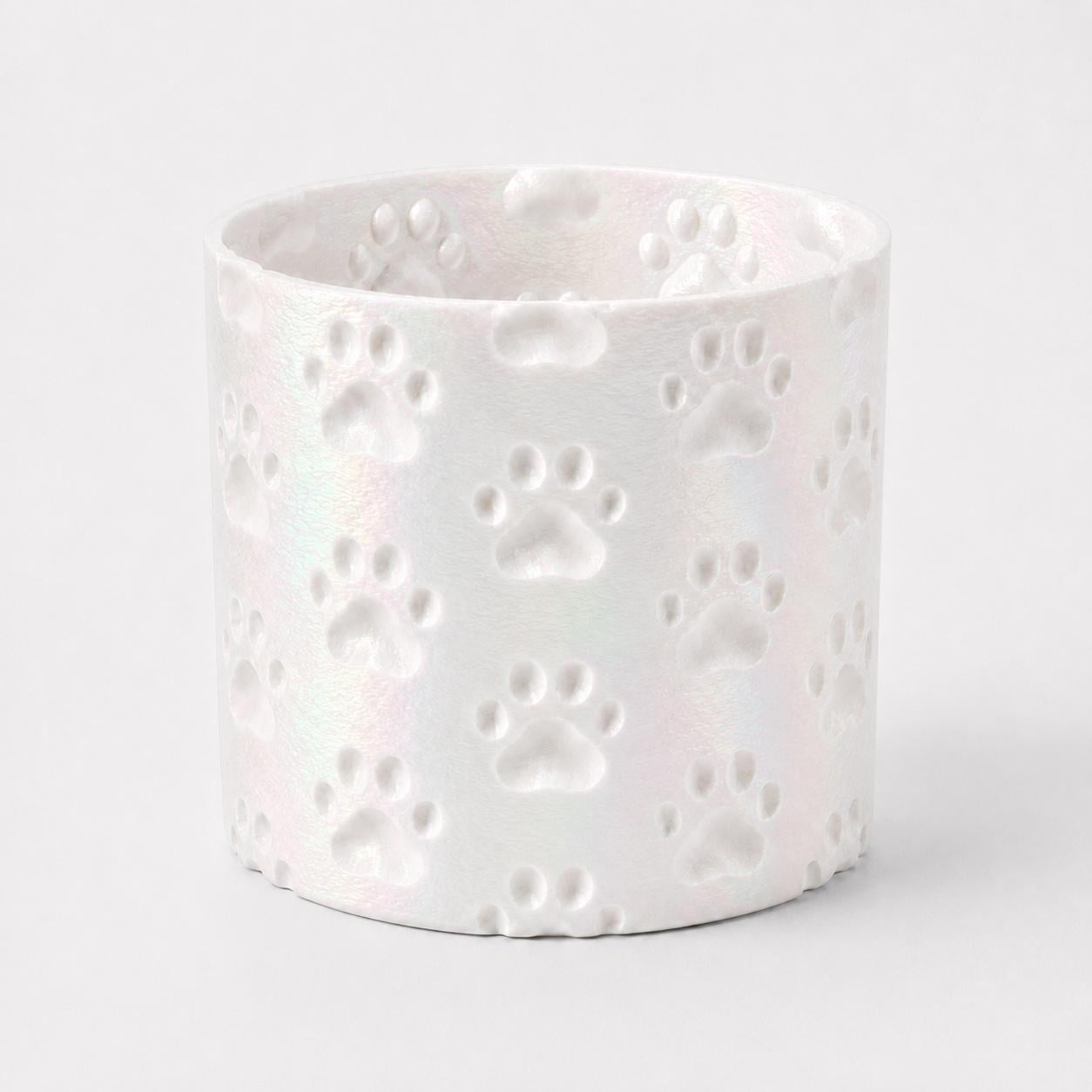 Кашпо 3D More Лапки 1800 мл 13,5x12,5 см Перламутр (36173983)