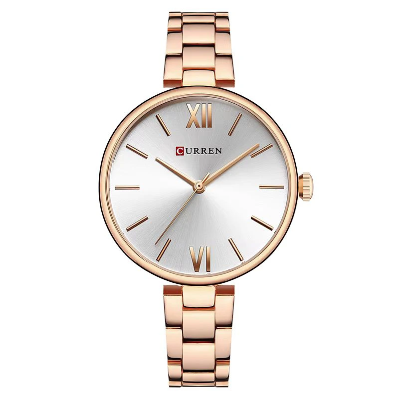 Наручний годинник Curren 9017 Rose Gold/White