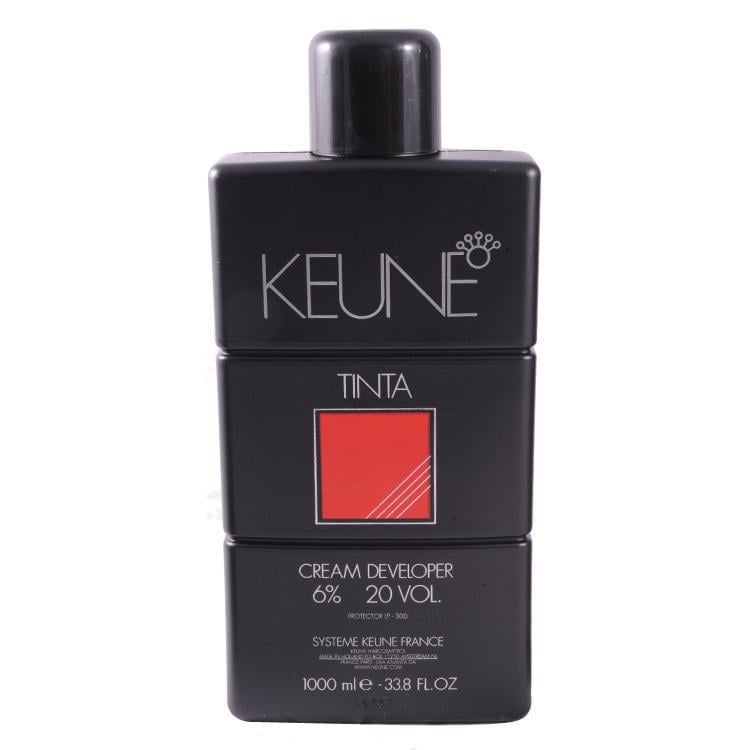 Окислитель краски для волос Keune 6% Tinta Color Cream Developer 20 Vol. 1000 мл Прозрачный