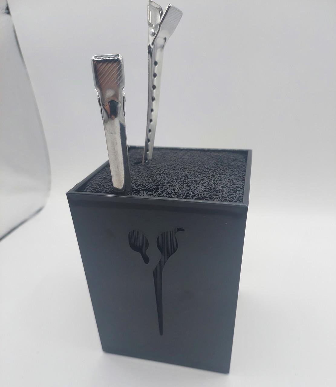 Подставка для хранения парикмахерских ножниц ДенІС professional Черный (1453071262) - фото 6 Подставка для хранения парикмахерских ножниц ДенІС professional Черный (1453071262) - фото 6