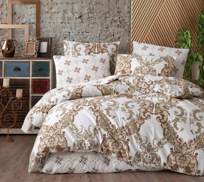Комплект постельного белья Belizza Florian полуторное фланель (SA-7427)
