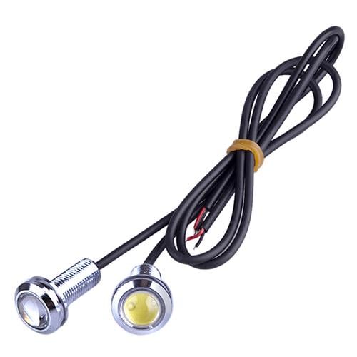 Болты для крепления номера с подсветкой 18-COB 12V хромированные 2 шт. White (AG-60338)