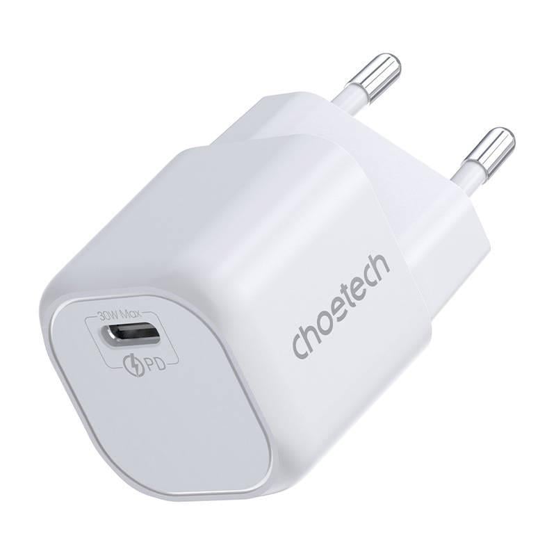 Зарядний пристрій Choetech PD30W White (PD5007)
