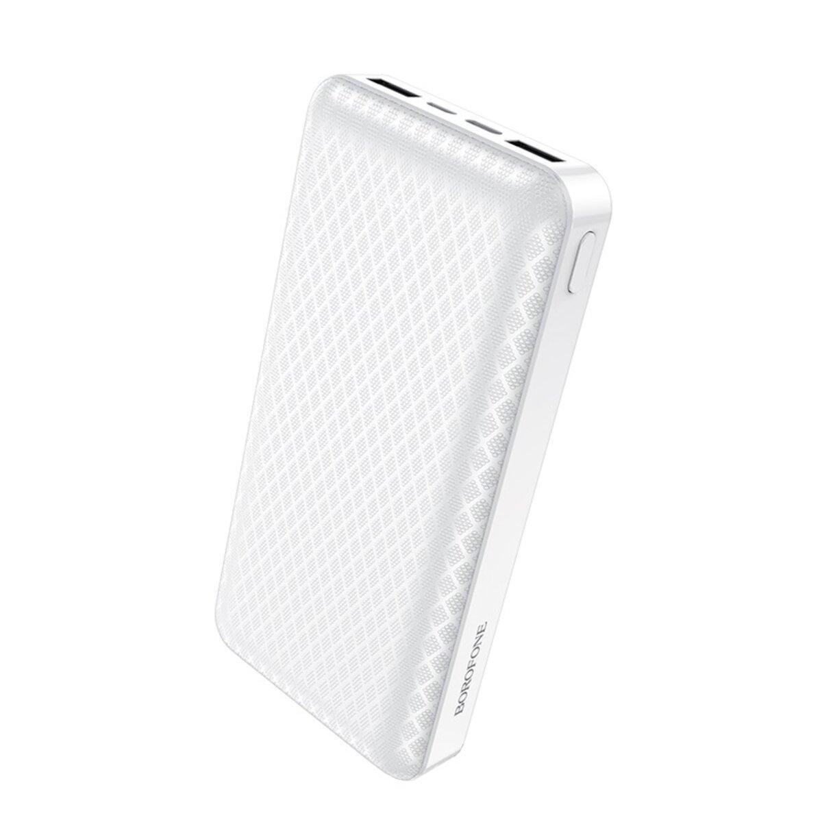 Внешний аккумулятор BOROFONE BJ3A Minimalist Power Bank 20000mAh White (BJ3AW)