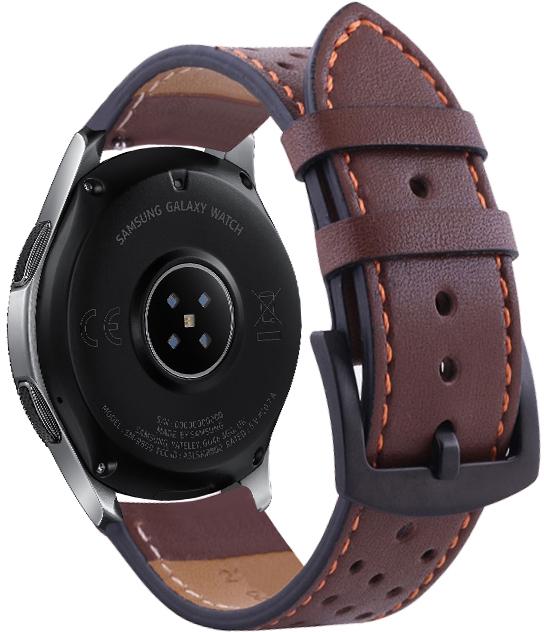 Ремешок кожаный Classico для Galaxy Watch 46 мм Brown (16871)