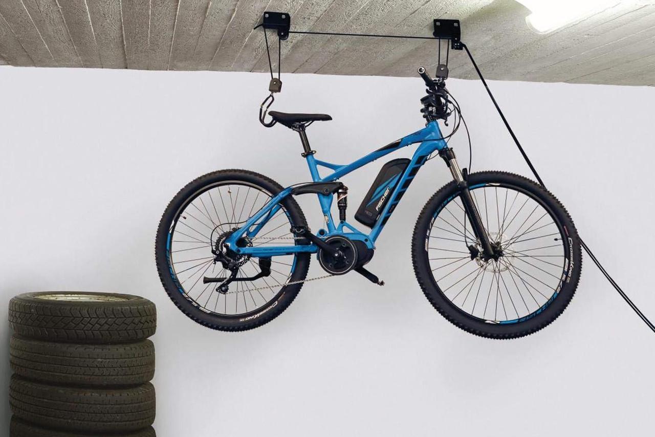 Подъемник для велосипеда FISCHER Fahrrad-Lift Plus потолочное крепление до 30 кг (2830391149)