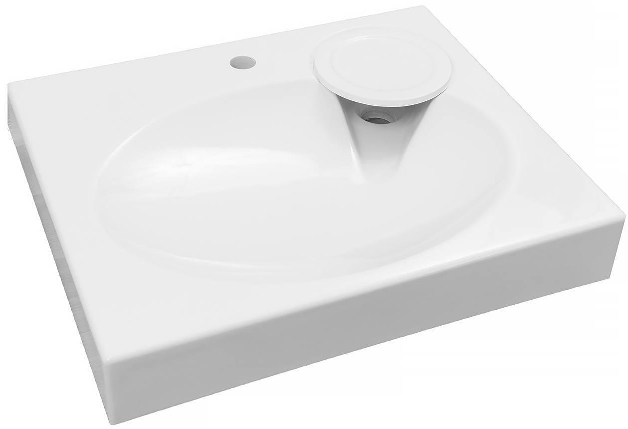 Умивальник на пральну машину акриловий Redokss San OBERON 60х50 см