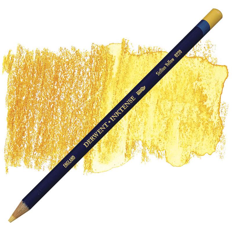 Олівець чорнильний Inktense 0220 Rosa 2301853 6 шт. Жовтий сицілійський (5028252260855) - фото 1
