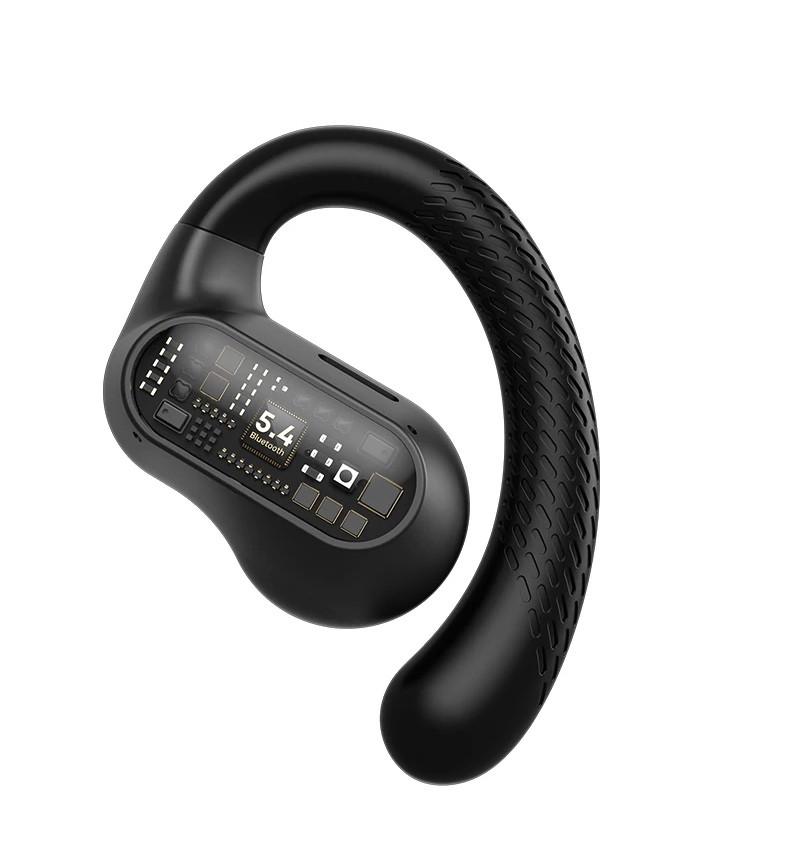 Наушники спортивные беспроводные Langsdom TS05 Open-Ear с микрофоном Black - фото 9