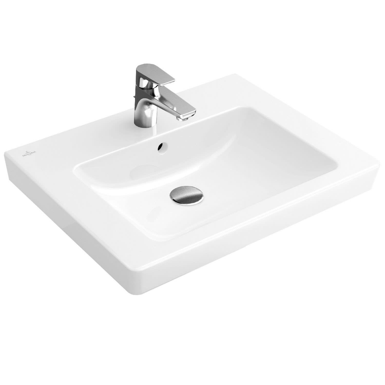 Умывальник подвесной Villeroy&Boch Subway 2.0 71135501 550x440x150 мм Белый (112997)