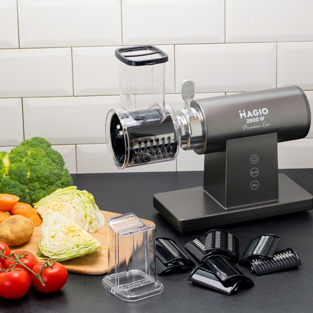 М'ясорубка з реверсом MAGIO MG-271 2600 Вт Сірий (GR-05040) - фото 5