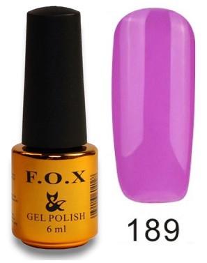 Гель-лак F.O.X PIGMENT №189 6 мл