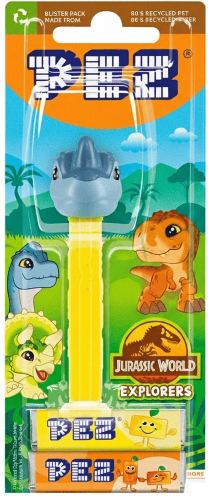 Диспенсер с конфетами Pez Jurassic World Brachiosaurus 17 г (2885652912)