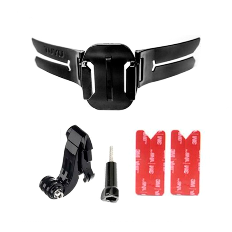 Крепление Tuyu на подбородок мотошлема с быстросъемной платформой для экшн-камер GoPro (77715)