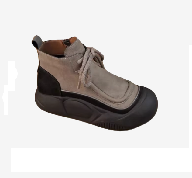 Ботинки женские демисезонные C00205-5 из искусственной кожи р. 38 23,1-23,5 см в Черный/Серый