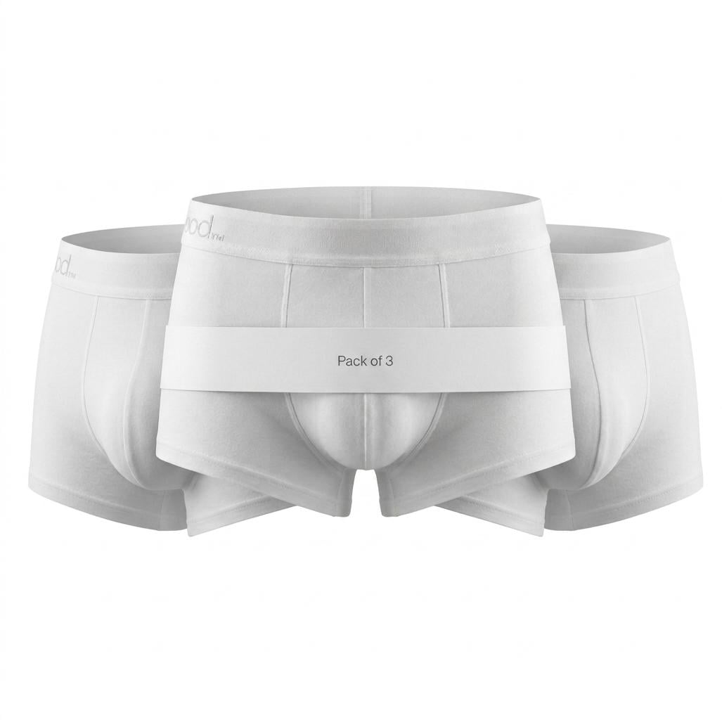 Трусы мужские боксеры TENCEL Wood Lenzing Modal XL 3 шт. Белый (9898456)