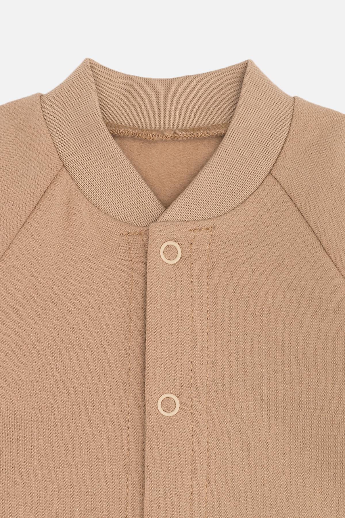 Боді ясла для хлопчика 56 см Бежевий (00-00239454) - фото 2