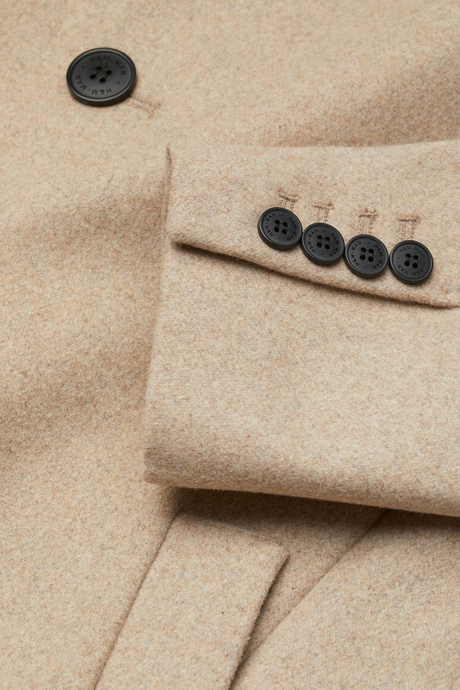 Пальто шерсть бленд р. 50 Бежевый (7881722wer) - фото 2 Пальто шерсть бленд р. 50 Бежевый (7881722wer) - фото 2