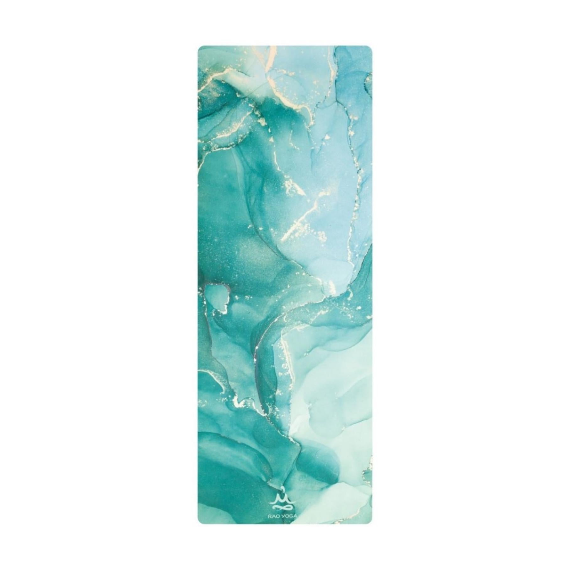 Коврик для йоги замшевый RAO Sitara Emerald Marble 183x68x0,3 см (rao101SEMb3)