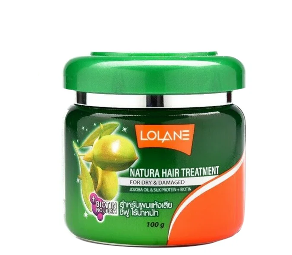 Маска для волосся Lolane з жожобою/шовковими протеїнами та біотином 100 г