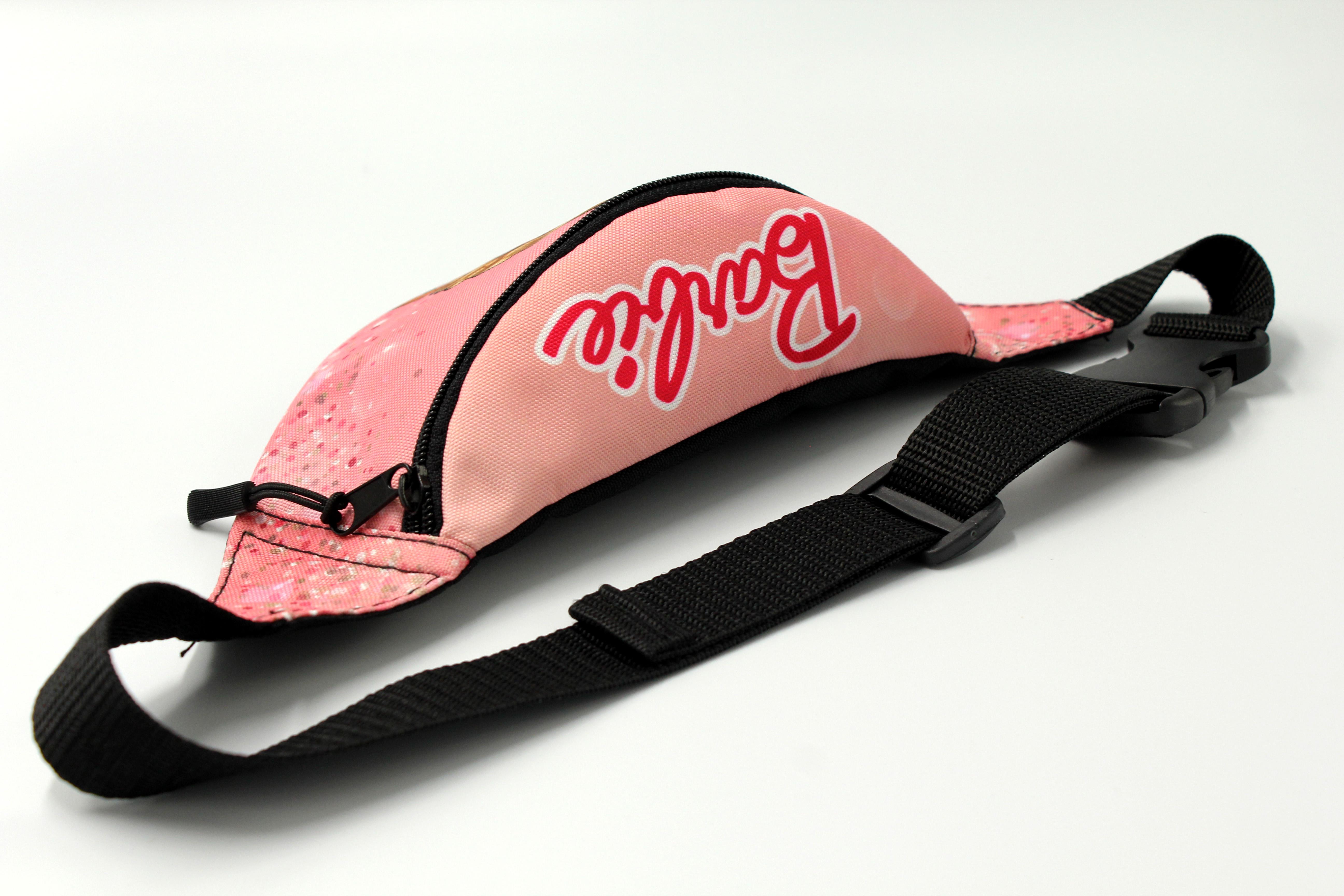 Бананка для дівчинки з регулюючим ремінцем 4-8 років Барбі Рожевий (Д-033) - фото 3