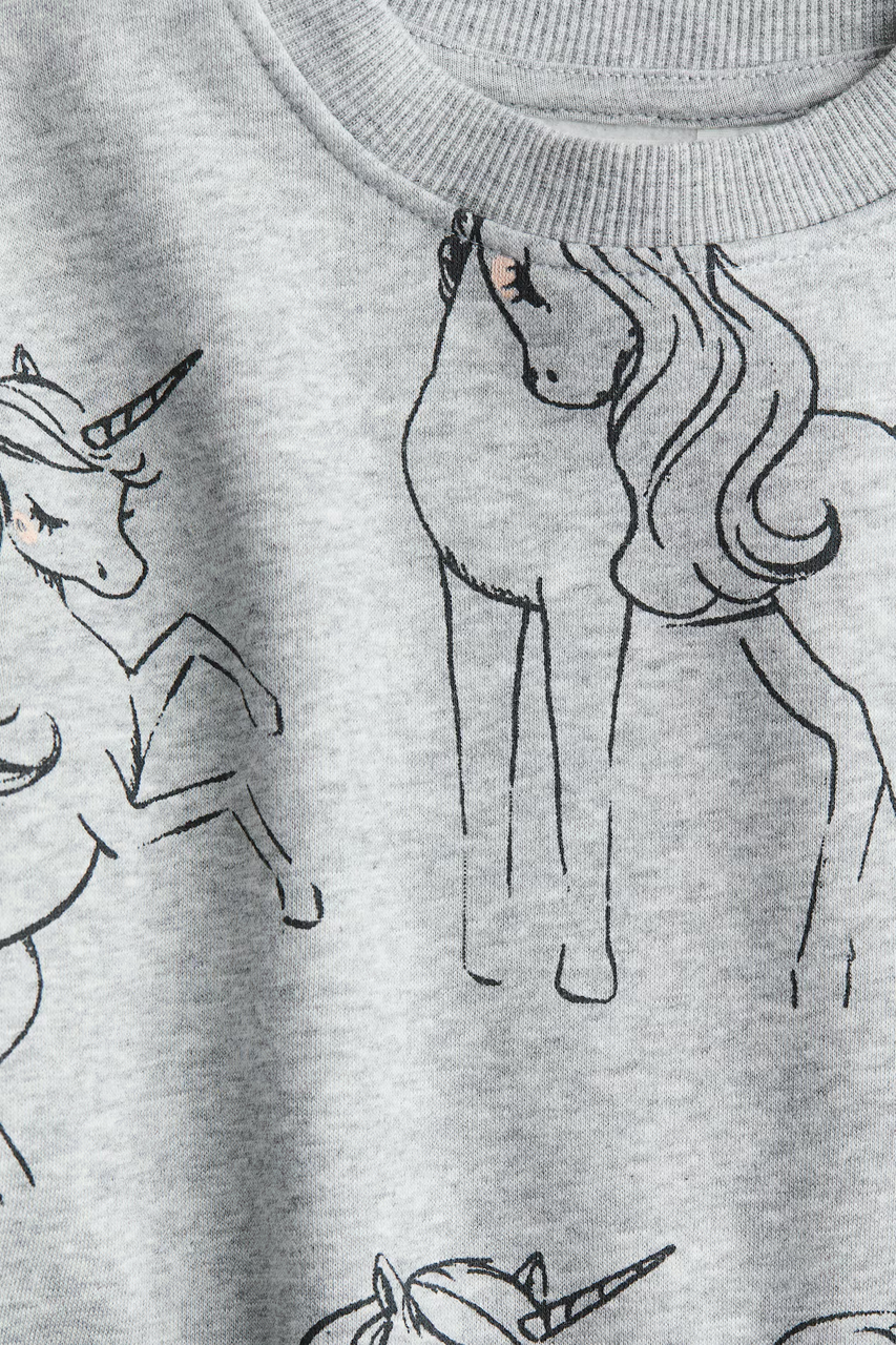 Платье-толстовка H&M с принтом 8-10 см - фото 2 Платье-толстовка H&M с принтом 8-10 см - фото 2