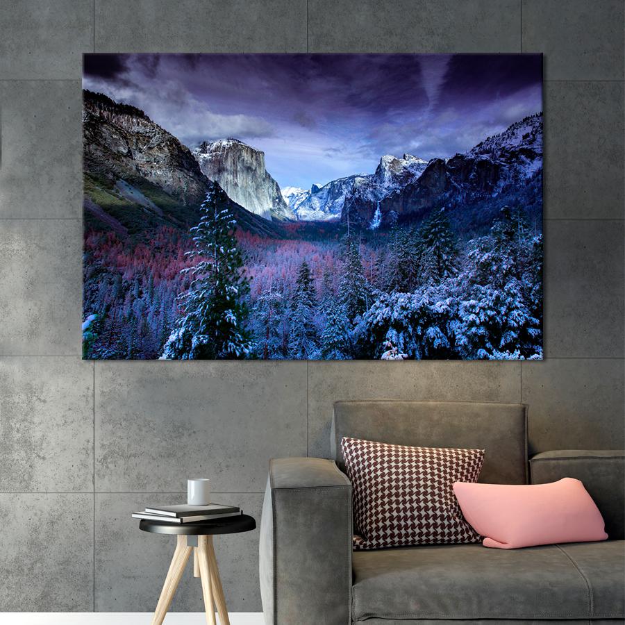 Картина природа Национальный природный парк Йосемити 120x80 см (A1110-1)