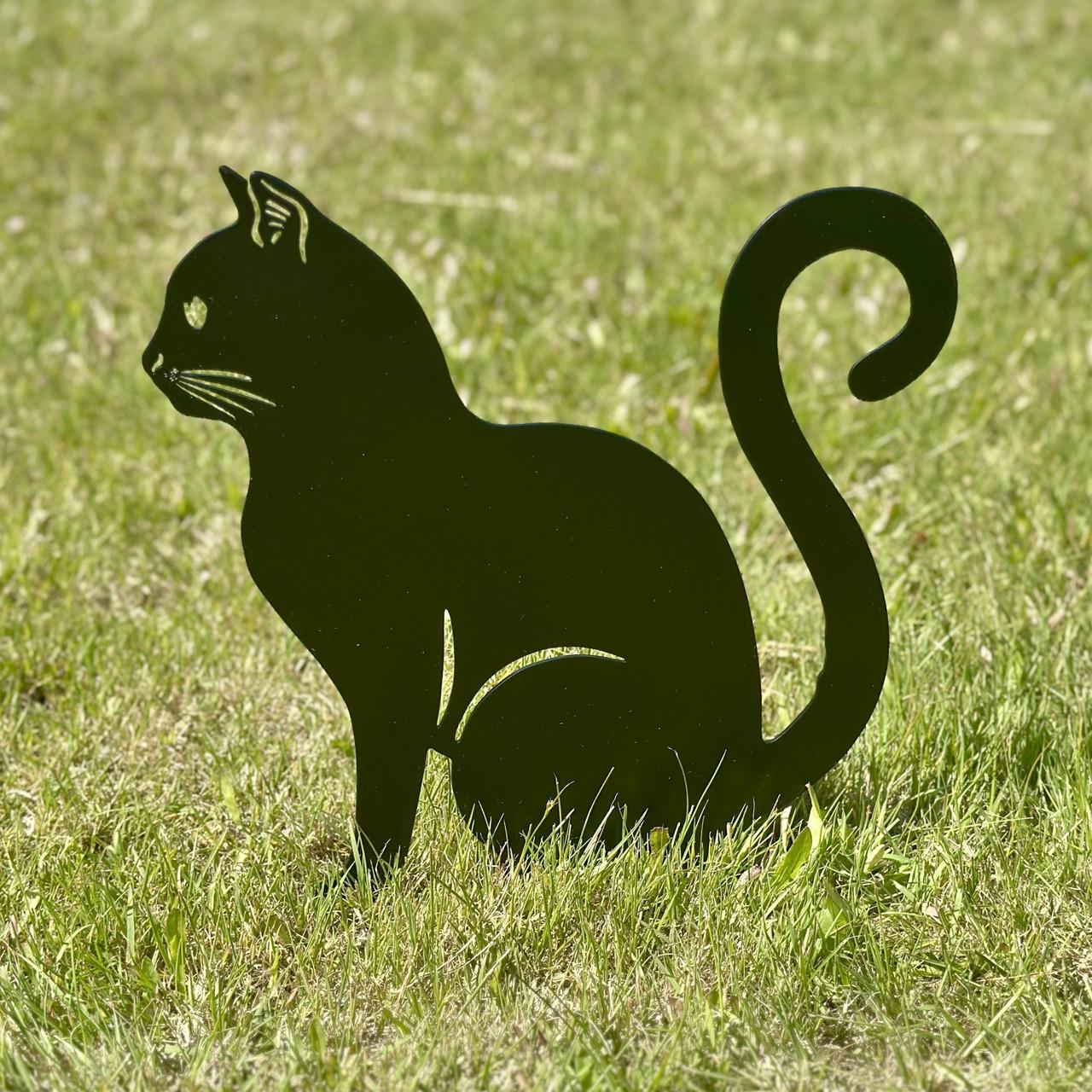 Садовая фигура Кошка металлическая для вашего двора/патио/сада/поляны (DCR008) - фото 2 Садовая фигура Кошка металлическая для вашего двора/патио/сада/поляны (DCR008) - фото 2