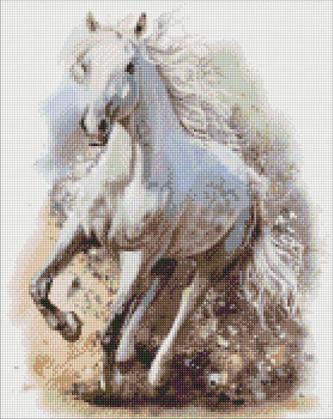 Алмазная мозаика Идейка Изящная мощь 40x50 см (Id-AMO7152)