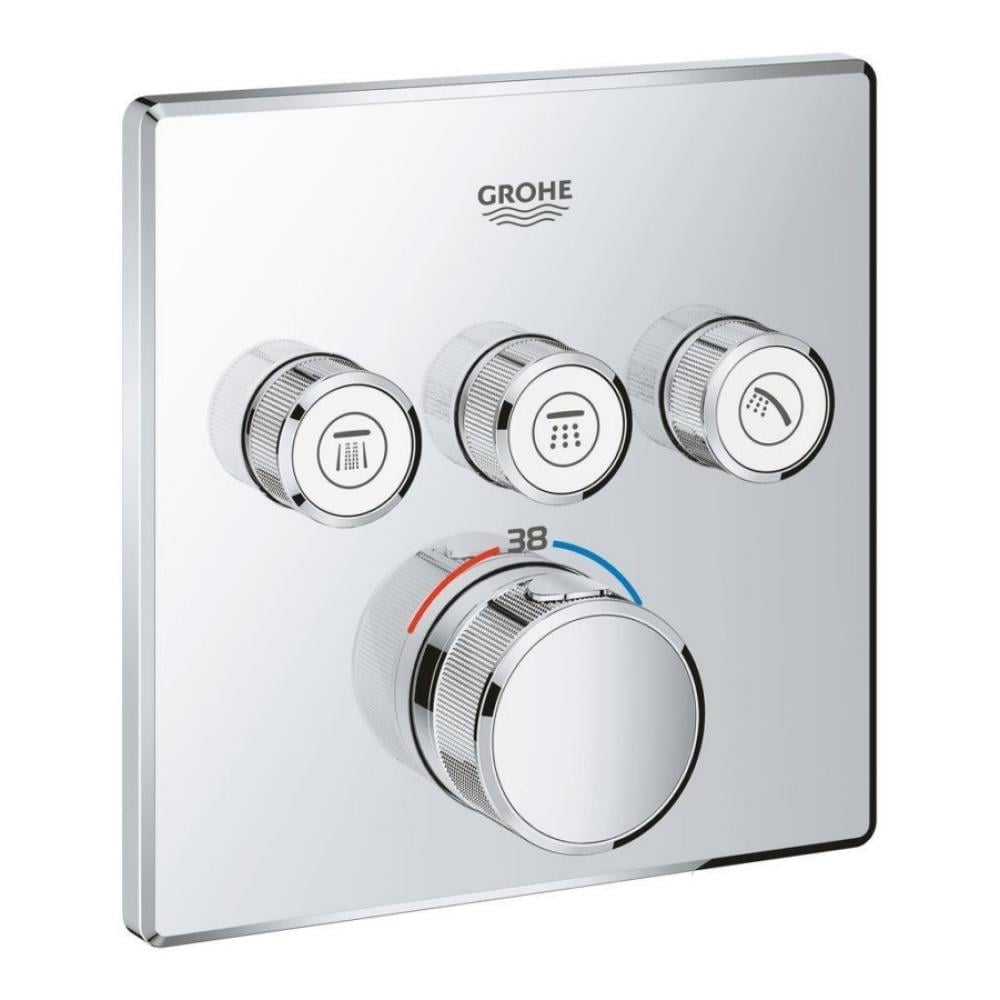 Зовнішня частина змішувача Grohe Grohtherm SmartControl 29126000 з термостатом Хром (111190) - фото 1