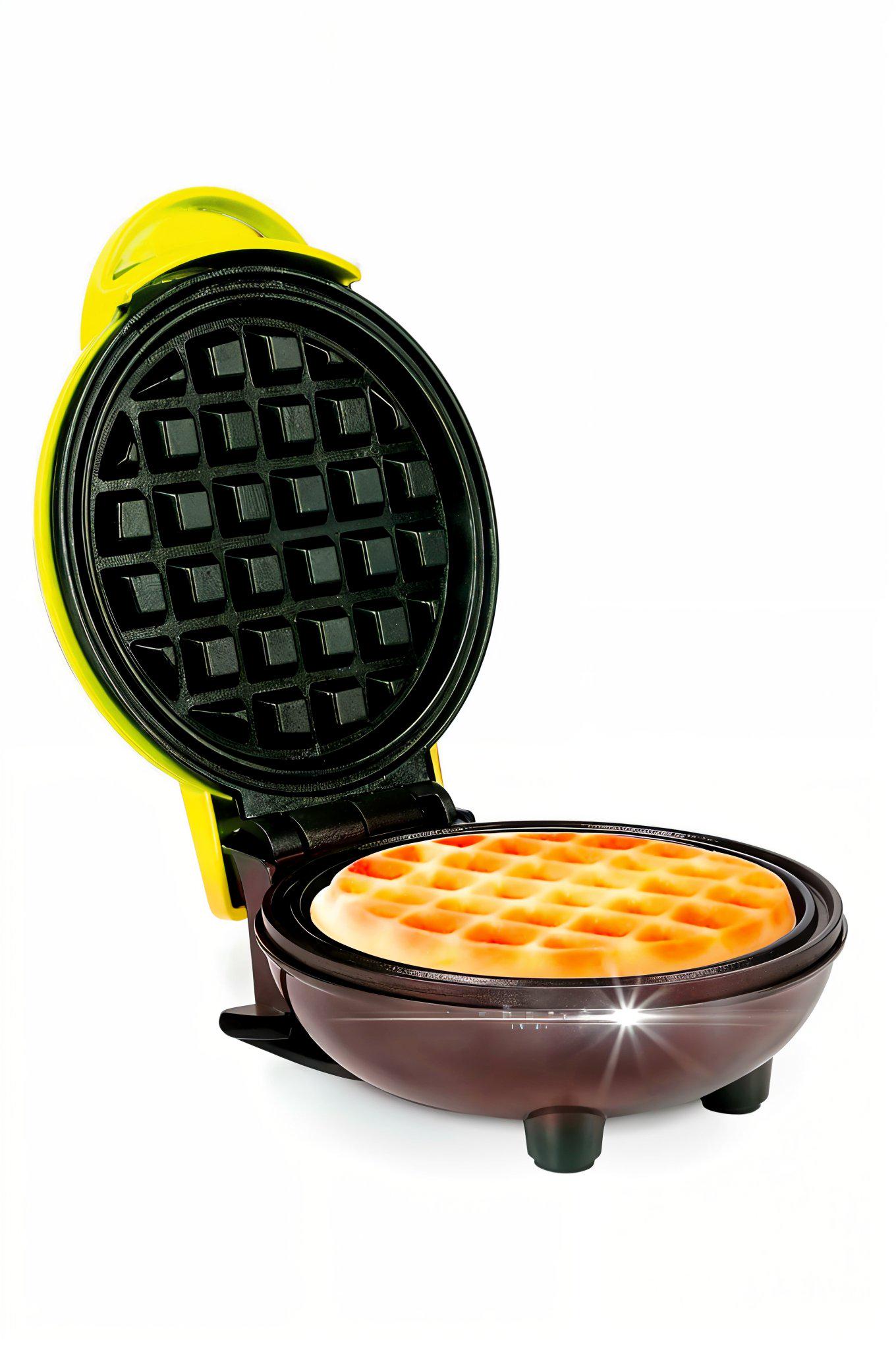 Вафельница для венских вафель BRS с антипригарным покрытием Yellow/Black (28747778)