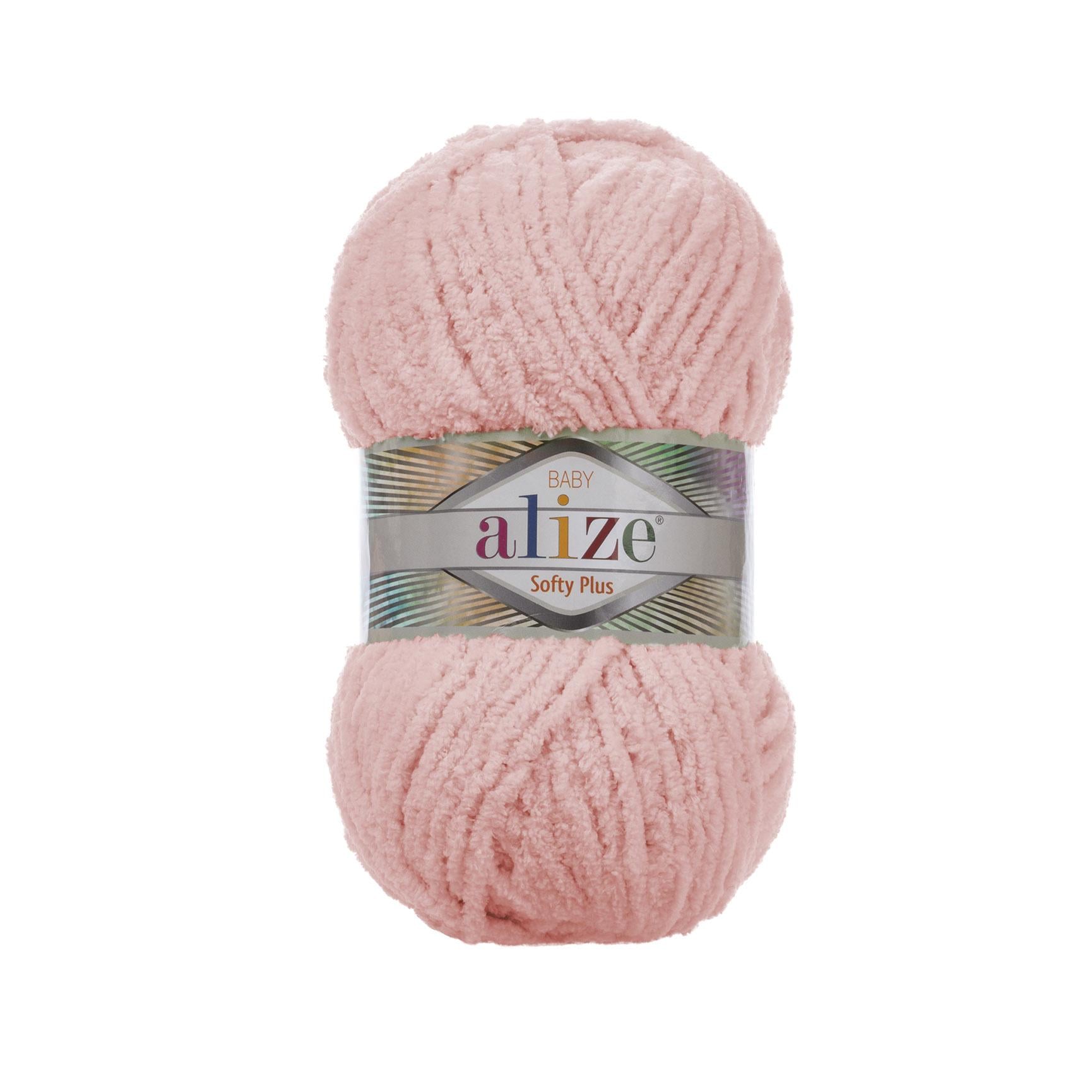 Пряжа Alize Softy Plus 340 детский розовый (2653)