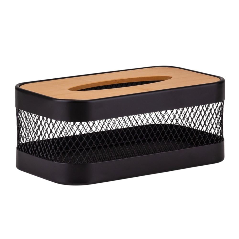 Серветниця Elisey Модерн 13,5x24,5x10,5 см Чорний (9203-025) Серветниця Elisey Модерн 13,5x24,5x10,5 см Чорний (9203-025)