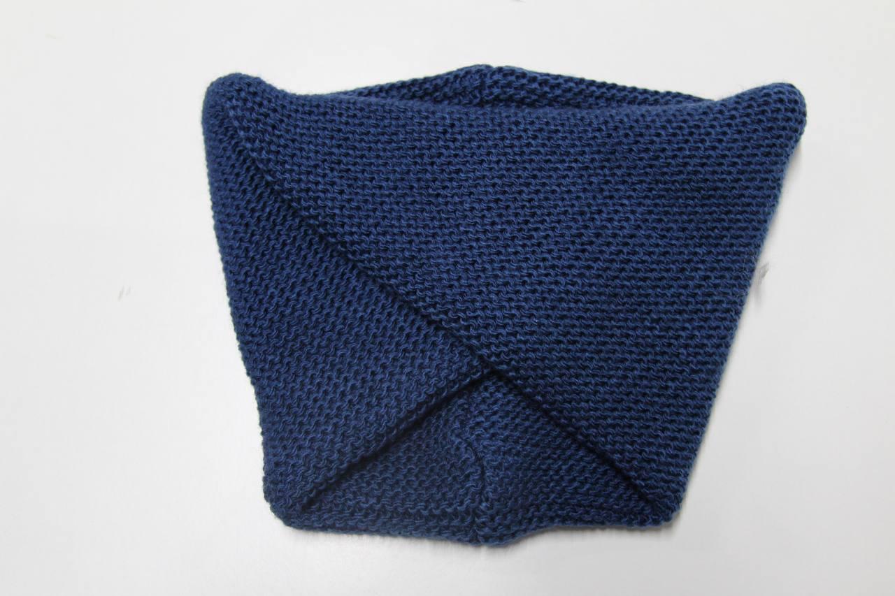 Снуд дитячий подвійний D901 унісекс 25х17 см Cиній - фото 1