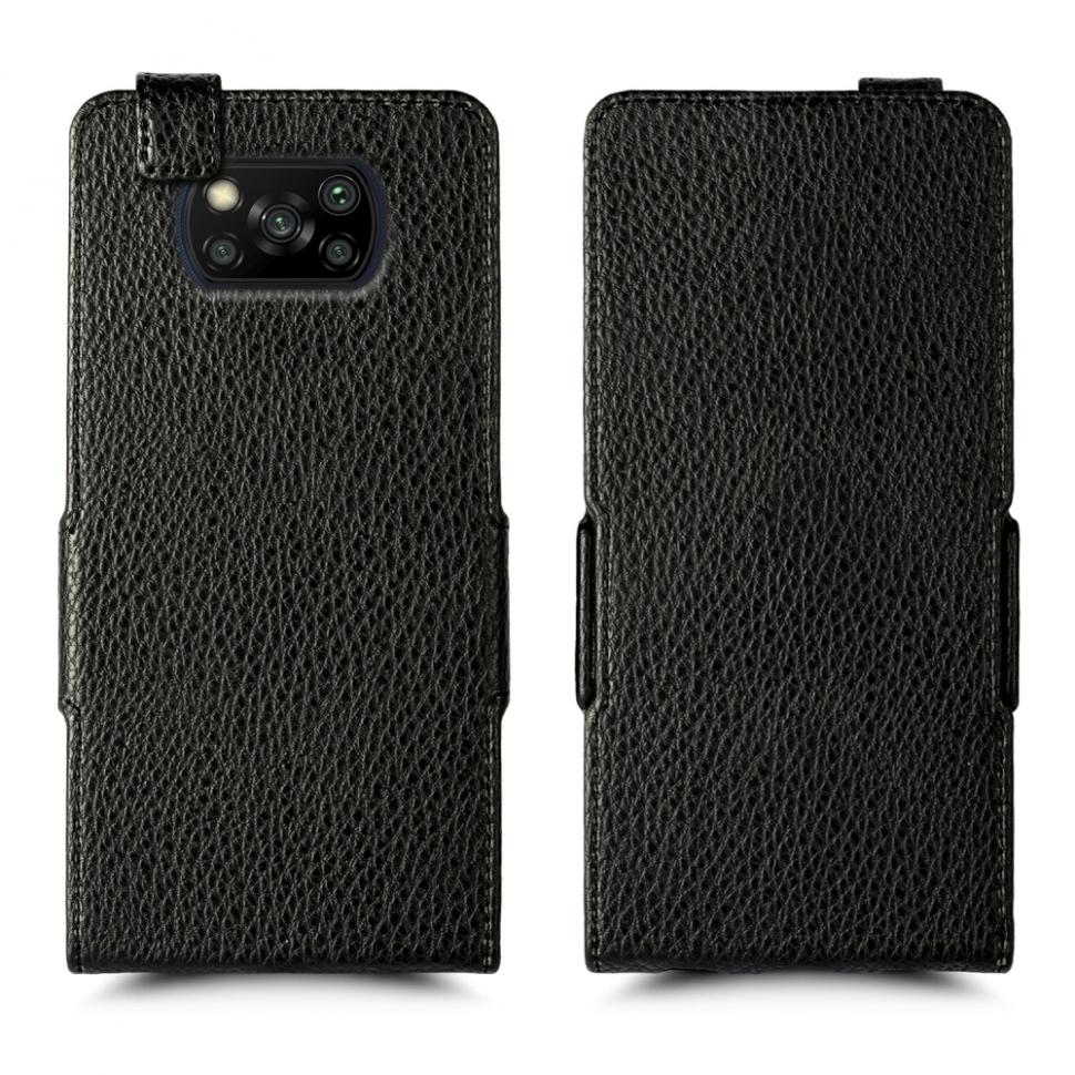 Чехол флип Liberty для Xiaomi Poco X3 Черный (70729)