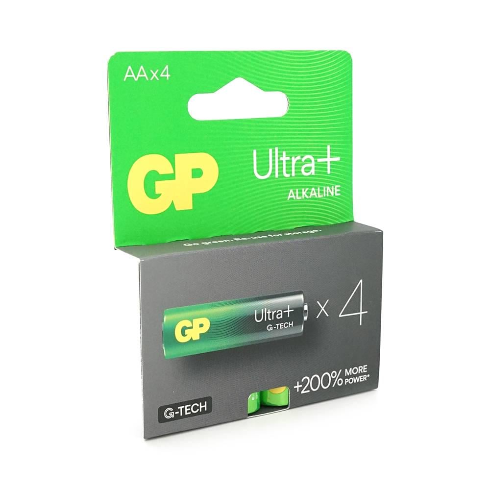 Батарейка GP Ultra Plus 15AUP-2UE4 лужна AA 4 шт. (27405) Батарейка GP Ultra Plus 15AUP-2UE4 лужна AA 4 шт. (27405)