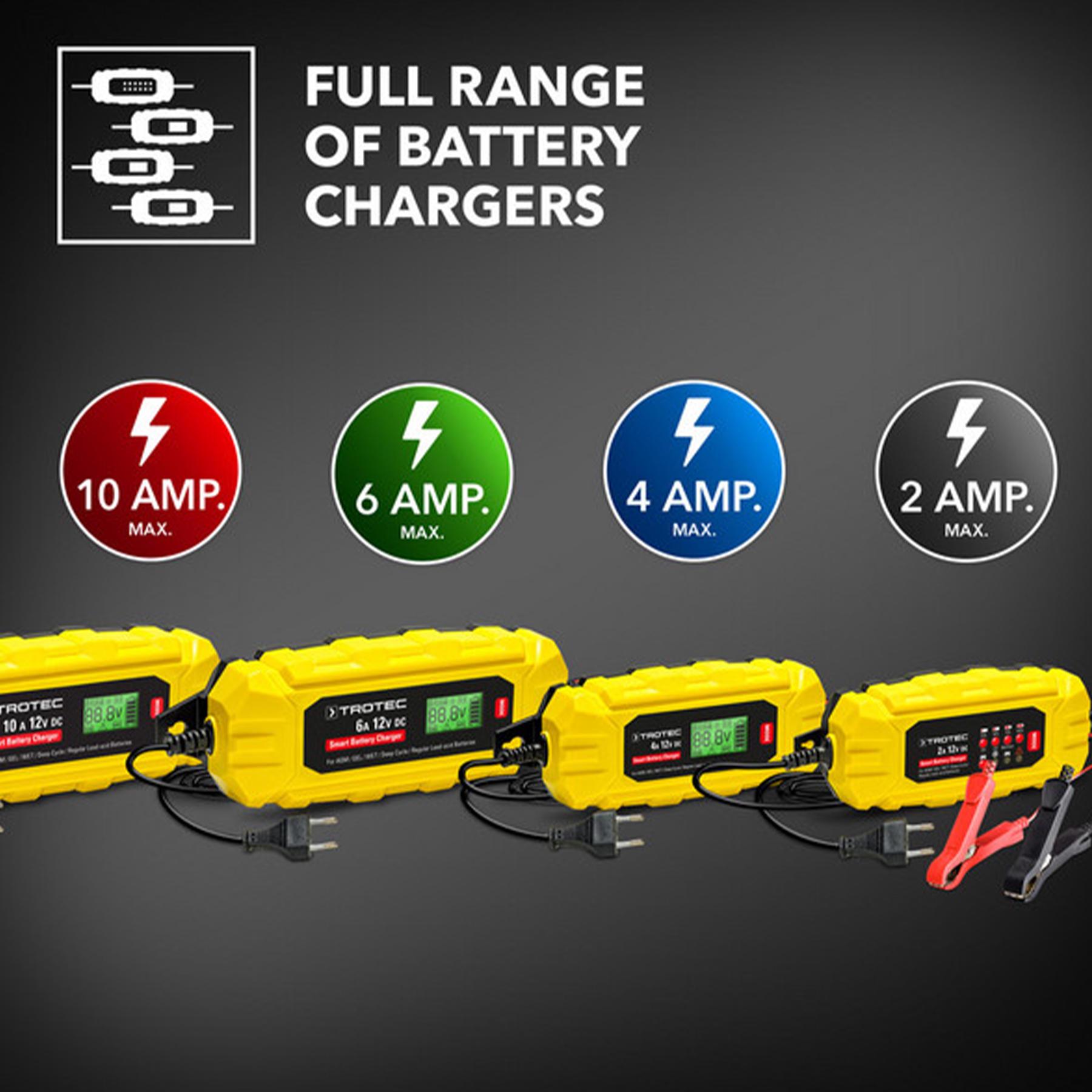 Зарядное устройство для автомобильного аккумулятора Trotec PBCS 10A/12V 4-200Ah (4675000015) - фото 39 Зарядное устройство для автомобильного аккумулятора Trotec PBCS 10A/12V 4-200Ah (4675000015) - фото 39