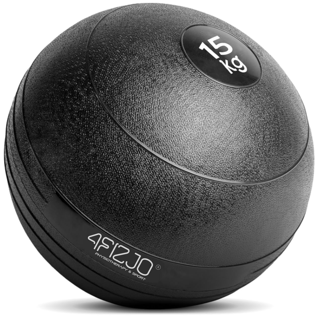 Слембол для кроссфита 4fizjo Slam Ball 15 кг Black (P-5907739315458)