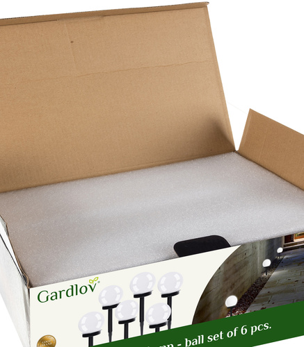 Светильник садовый Gardlov 23562 Шар на солнечных батареях 6 шт. (23562) - фото 4 Светильник садовый Gardlov 23562 Шар на солнечных батареях 6 шт. (23562) - фото 4